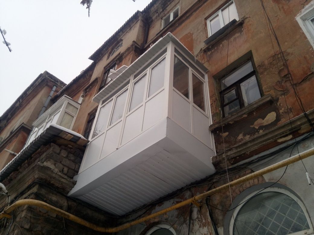 Увеличение балкона под ключ