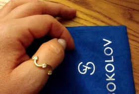 кольцо золотое 585