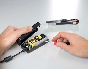 Замена DC кабеля в блоке питания ноутбука. Ремонт блока питания