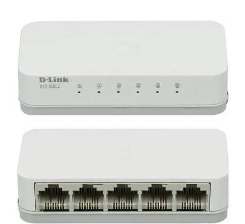 Коммутатор switch D-Link DES-1005C 5-port 10 100 Мбит с