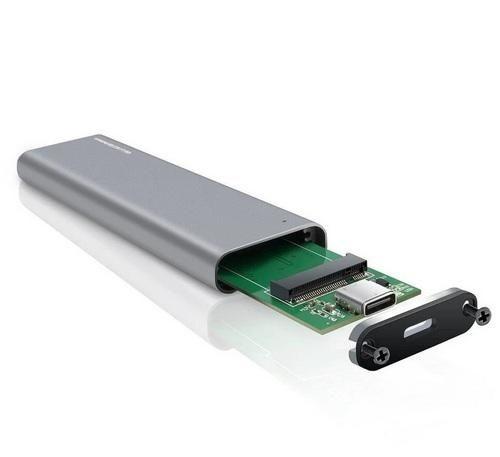 Карман для SSD M. 2 NVMe to USB 3.1 SHL-R320 Silver