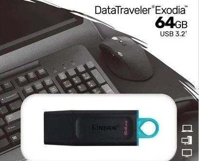 Флешка USB 3.0 64Gb Kingston DT Exodia