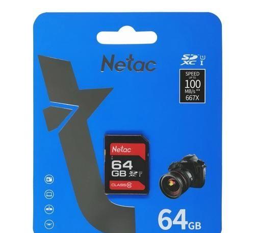 Карта памяти SDXC 64GB Netac P600 UHS-I Class 10