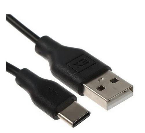 Кабель USB AM Type-C Ugetus силиконовый 1m черный