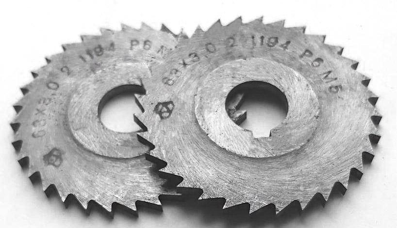 Фреза отрезная 63х3,0х16, Р6М5, тип 2, средний зуб, Z32, . ...